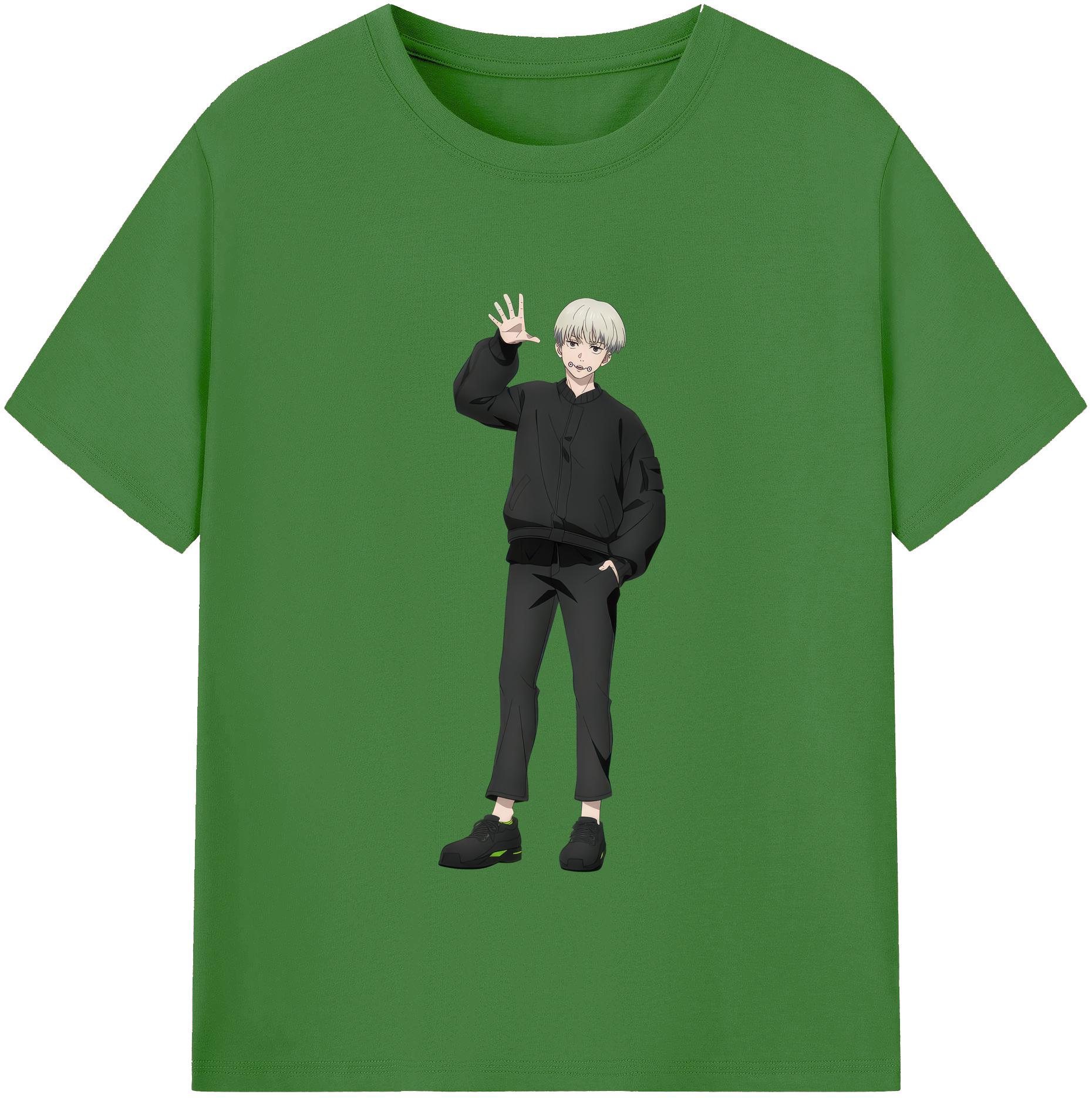 （画像用） 呪術廻戦 Jujutsu Kaisen レディースカジュアルプリントTシャツ（綿100％）